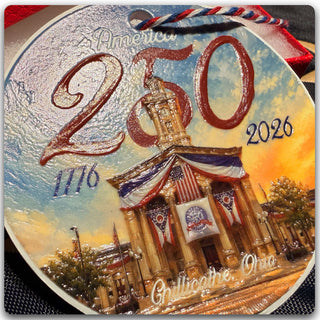 AMERICA 250 COURTHOUSE ORNAMENT