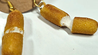 Chilli-Crafty: Cheesy Breadstick Earrings