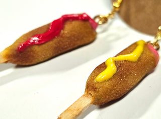 Chilli-Crafty: Corndog Earrings