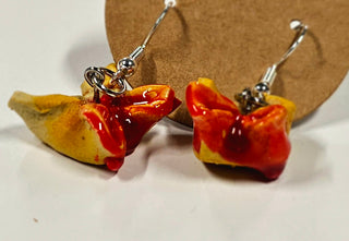 Chilli-Crafty: Crab Rangoon Earrings