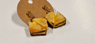 Chilli-Crafty: Grilled Cheese Earrings
