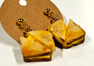 Chilli-Crafty: Grilled Cheese Earrings