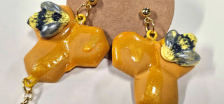 Chilli-Crafty: Honeycomb Earrings