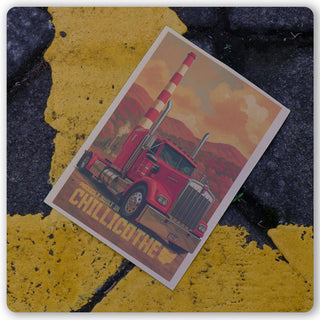 Kenworth Truck Stack - Postcard