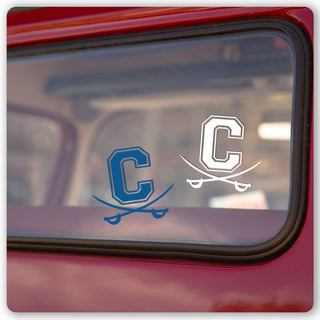 Chillicothe Cavalier "C" Emblem Car Decals