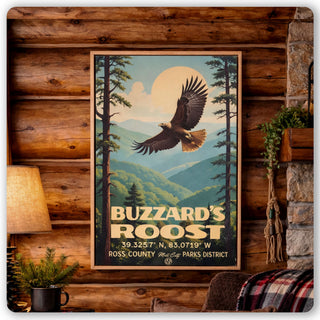 Buzzard's Roost Framed Canvas