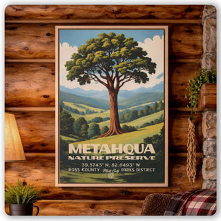 Metahqua Nature Preserve Framed Canvas