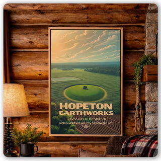 World Heritage: Hopetown Earthworks Framed Canvas