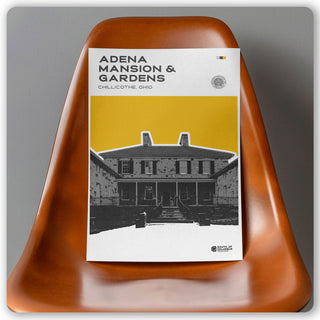 Post Modern Adena Mansion & Gardens Print