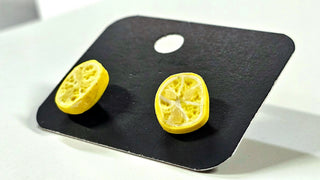 Chilli-Crafty: Lemon Slice Earrings