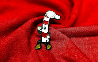 Smokie Enamel Pin