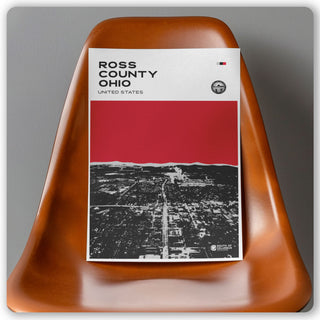 Post Modern Ross County Ohio Print