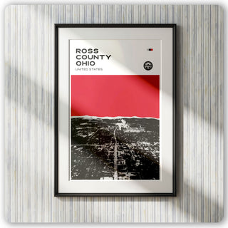 Post Modern Ross County Ohio Print