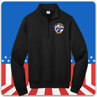 Ernie The Eagle "All The Way" 1/4 Zip Sweatshirt