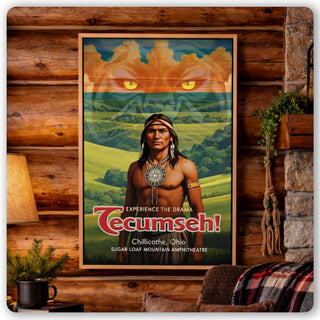 Tecumseh! Framed Canvas